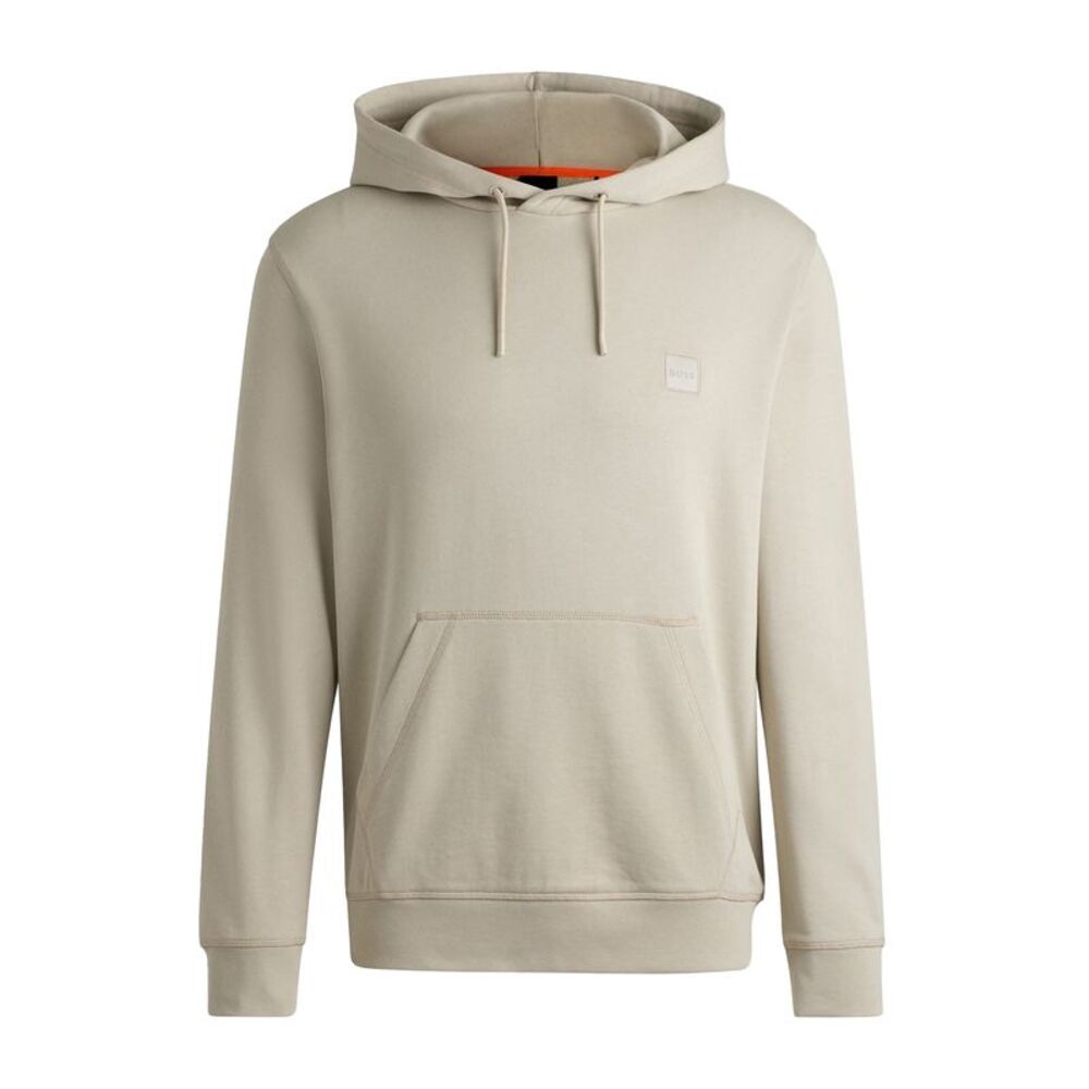 Boss Mens Wetalk Pullover Hoodie / Light Beige